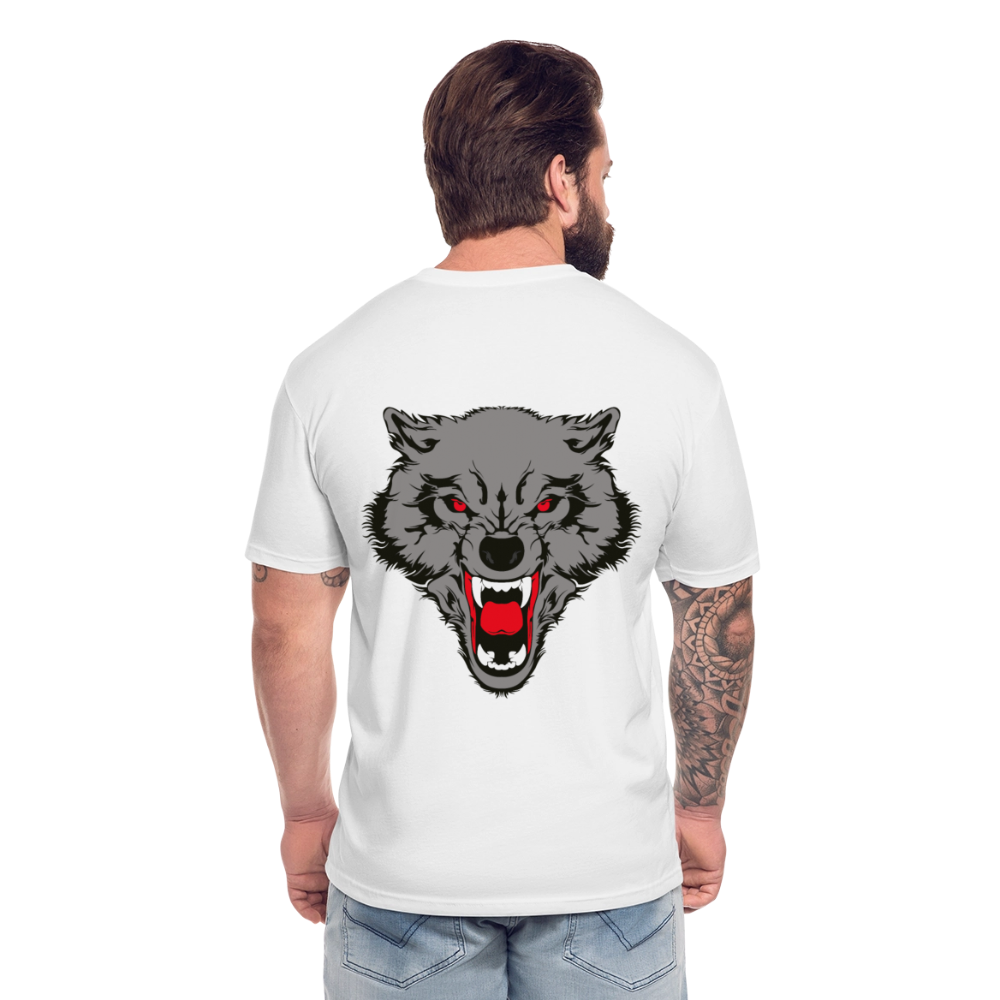 Fitted Cotton/Poly T-Shirt by Next Level - white