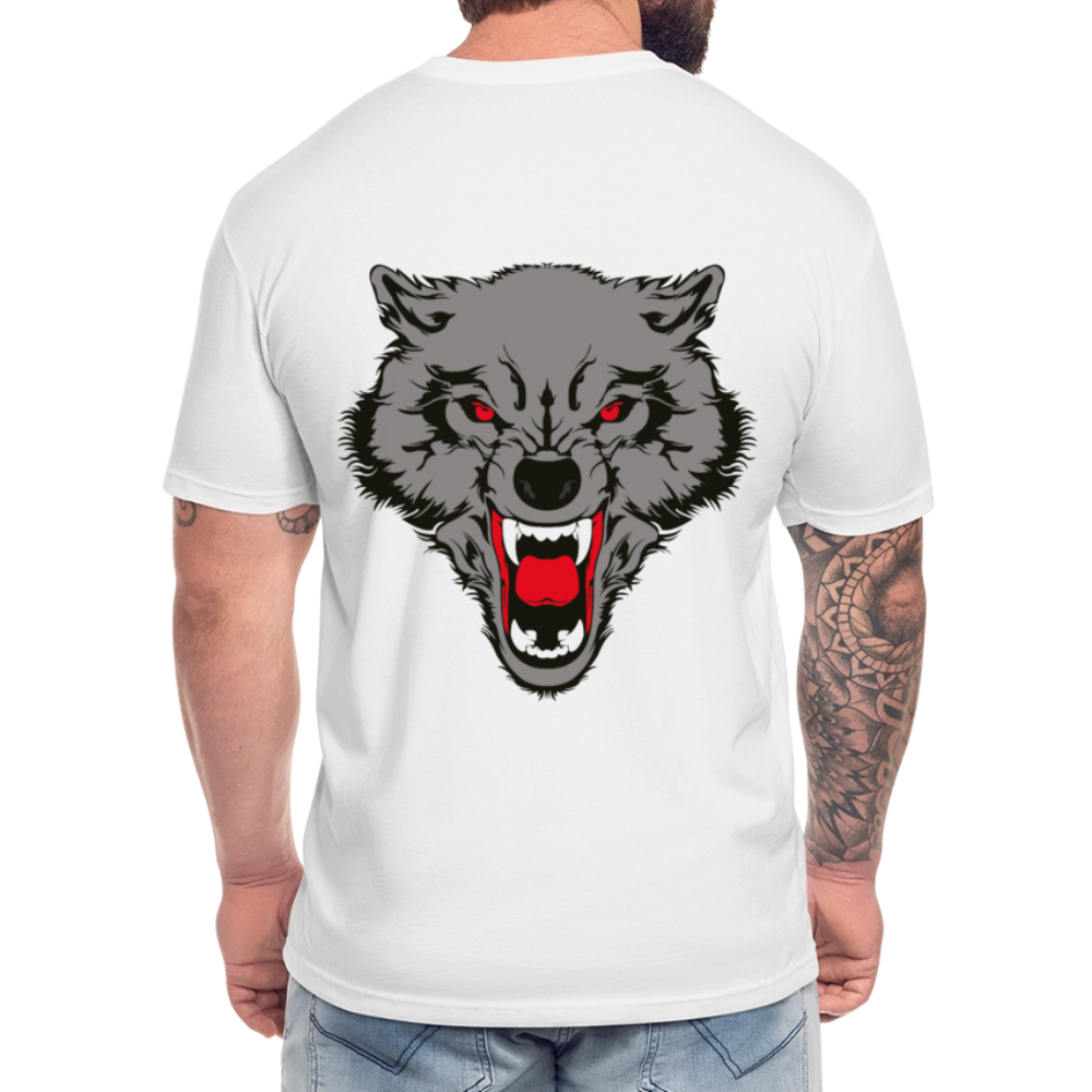 Fitted Cotton/Poly T-Shirt by Next Level - white