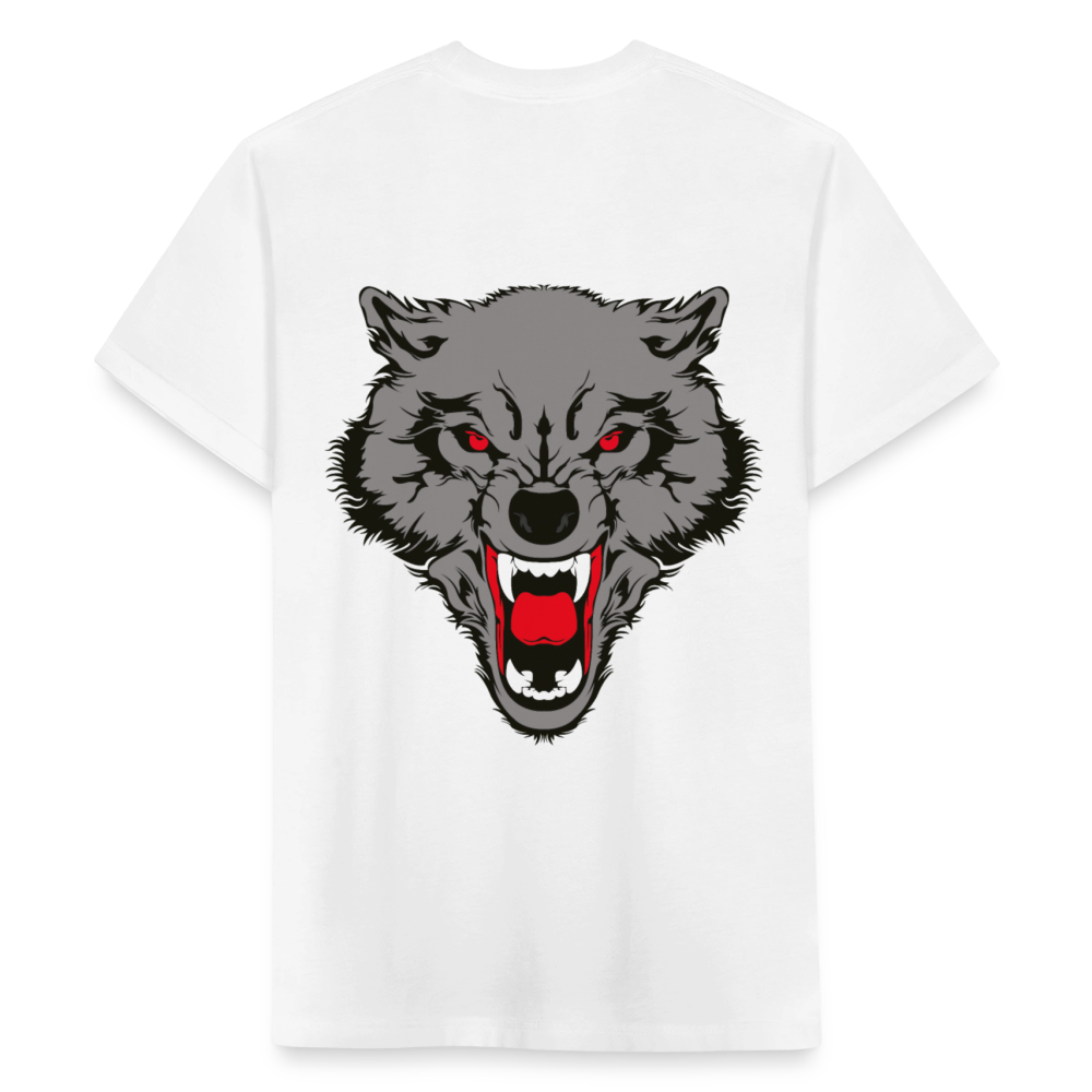 Fitted Cotton/Poly T-Shirt by Next Level - white