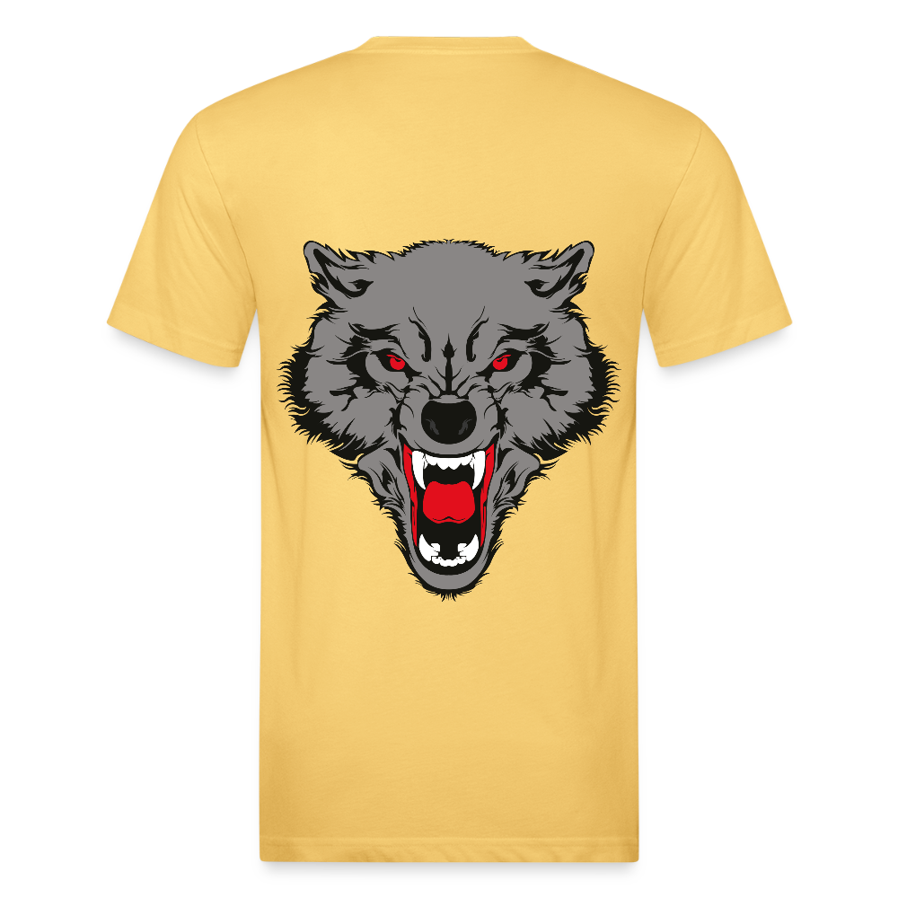 Fitted Cotton/Poly T-Shirt by Next Level - pastel yellow