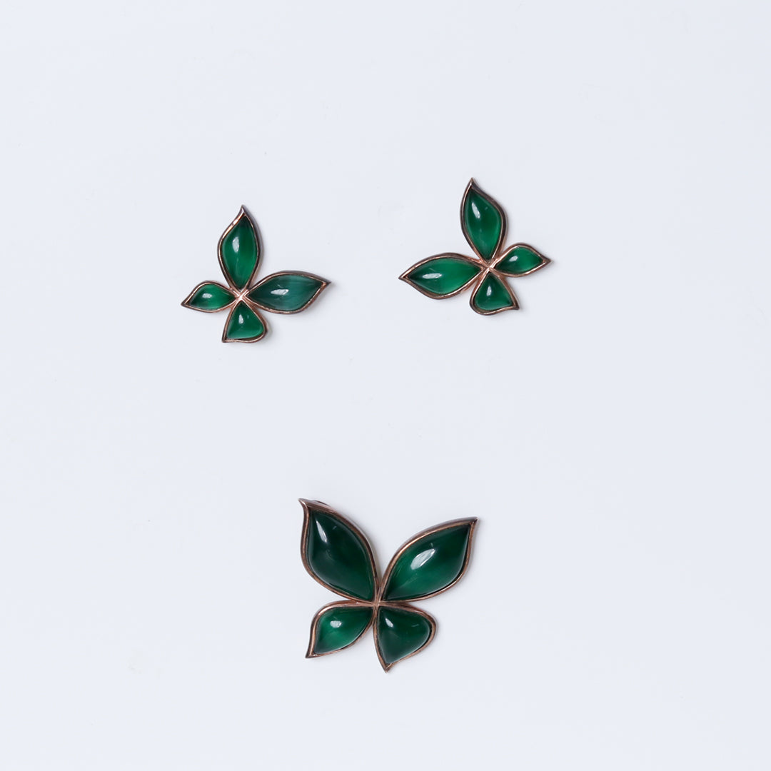 Butterfly Pendant Set